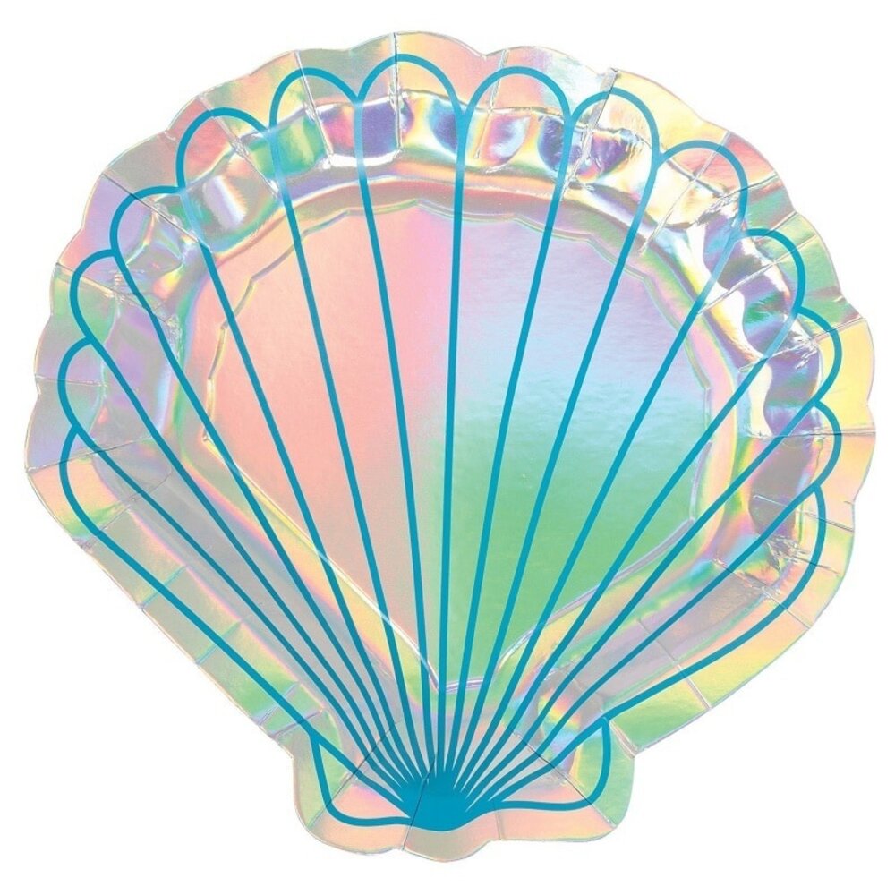 Mermaid plate shell | 8 pieces