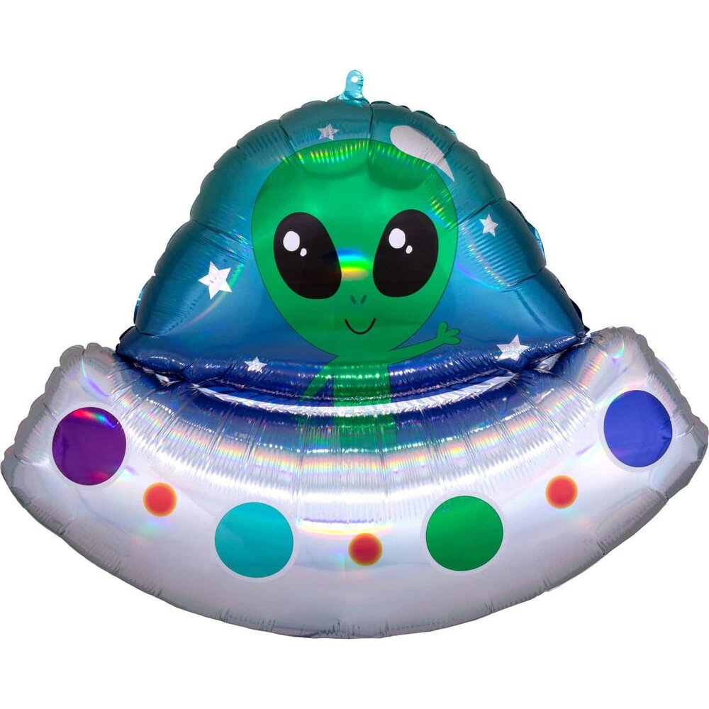 Supershape folie ballon Alien ruimteschip | 71cm Supershape folie ballon Alien ruimteschip | 71cm