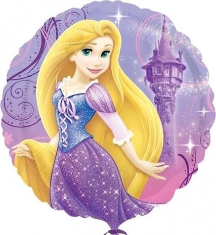Folie Ballon Disney Prinzessin Rapunzel | 43 cm Folie Ballon Disney Prinzessin Rapunzel | 43 cm