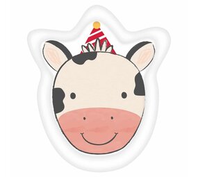 Boerderij bord koe hoofd Barnyard | 8 stuks