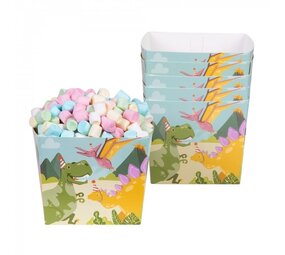 Boland Dinosaurus Feestje snack bakjes | 6 stuks