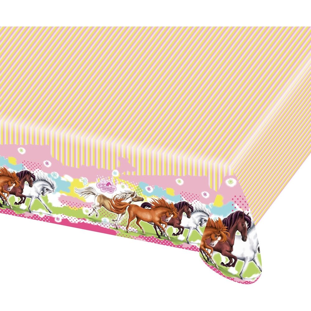 Nappe Charmante Chevaux Horses | 180x120cm