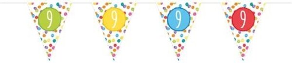 Flag Line Slinger 9 years Festive Colors Paper | 6 meters Flag Line Slinger 9 years Festive Colors Paper | 6 meters