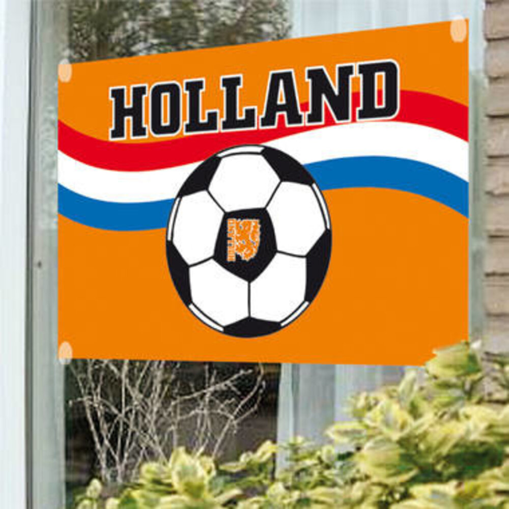 Flagge Holland Oranje Voetbal | 150x100 cm
