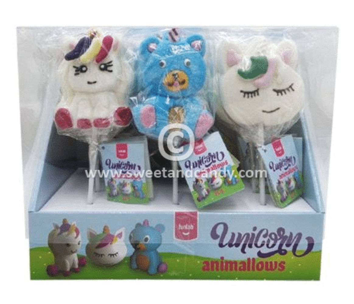 Snoep Unicorn Animallows Lolly | 35 gr.