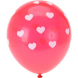 Tuf-Tuf Ballonnen met Hartprint 30cm | 12 stuks Tuf-Tuf Ballonnen met Hartprint 30cm | 12 stuks