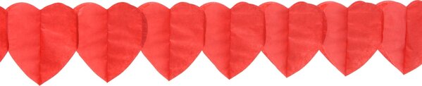 Tuf-Tuf Chair Slinger Red Hearts 150cm | 2 pieces