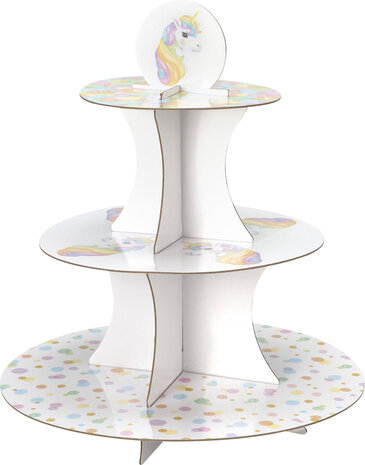 Tuf-Tuf Eenhoorn Cupcake Standaard 32cm | per stuk