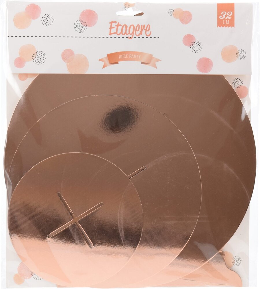 Tuf-Tuf Cupcake Standard Rose Gold 32cm | per Unit