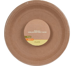 Tuf-Tuf Kraft Borden 22,5cm | 10 stuks Tuf-Tuf Kraft Borden 22,5cm | 10 stuks