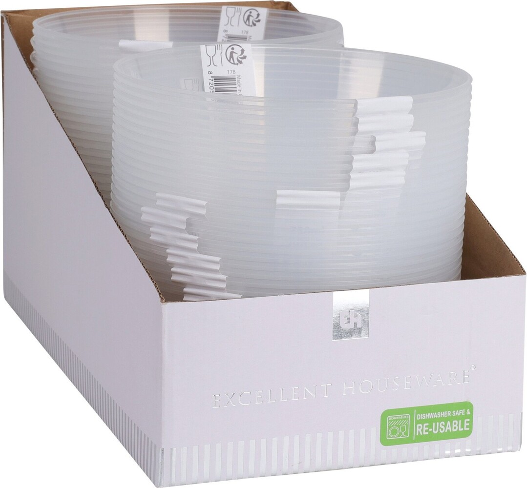 Tuf-Tuf Transparent bowls 2 pieces