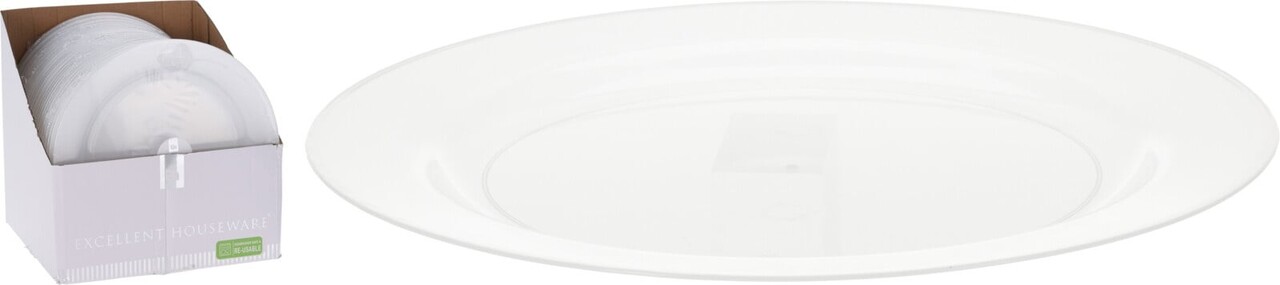 Tuf-Tuf Plaques transparentes 23 cm | 4 pièces Tuf-Tuf Plaques transparentes 23 cm | 4 pièces