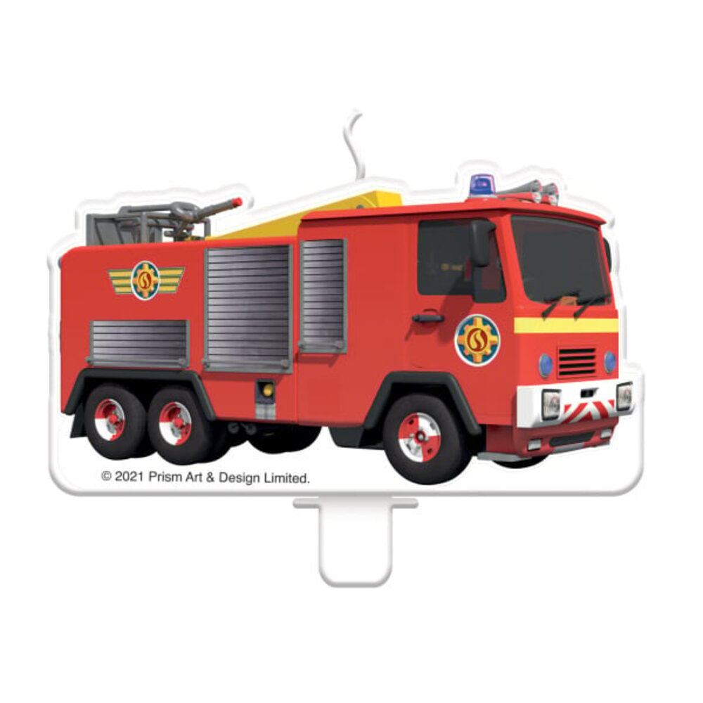 Amscan Fire truck candle | per Unit