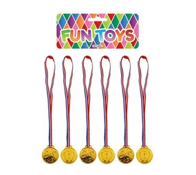 Henbrandt Gold Medaillen 3,5 cm | 6 Stück Henbrandt Gold Medaillen 3,5 cm | 6 Stück