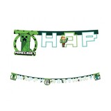 Procos Party Minecraft Buchstabengirlande 2m | pro Stück Procos Party Minecraft Buchstabengirlande 2m | pro Stück