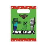 Procos Party Handout bags Minecraft Paper 16x22cm | 4 pieces
