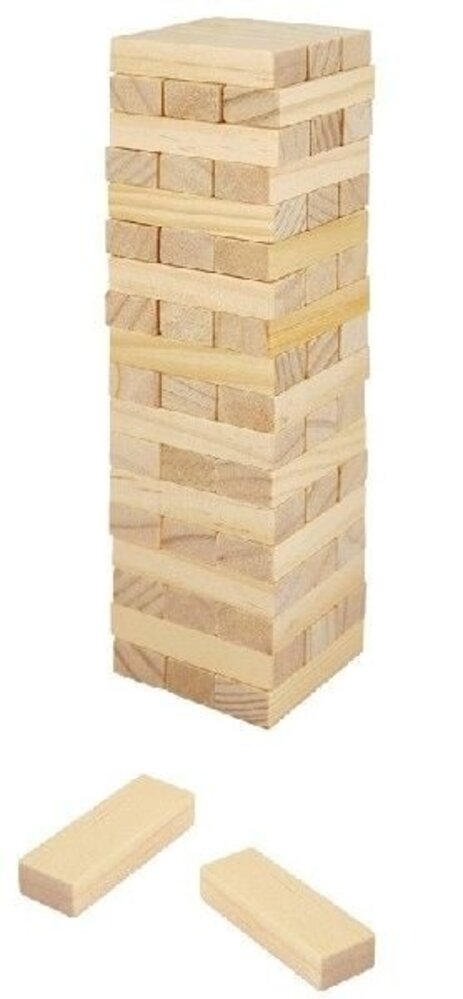 Henbrandt Jeu de pile en bois | 54 pièces