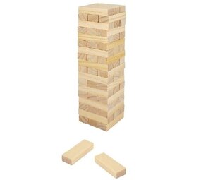 Henbrandt Wooden Pile Game | 54 pcs
