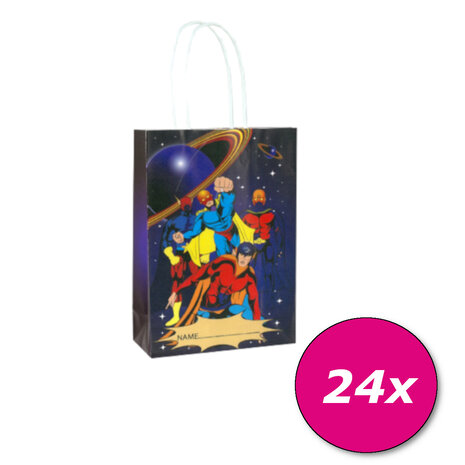 Henbrandt Superheroes Loot Bag 7x14x21cm | per Unit