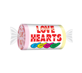Candy Mini Rolls Love Hearts | pro Kilo Candy Mini Rolls Love Hearts | pro Kilo