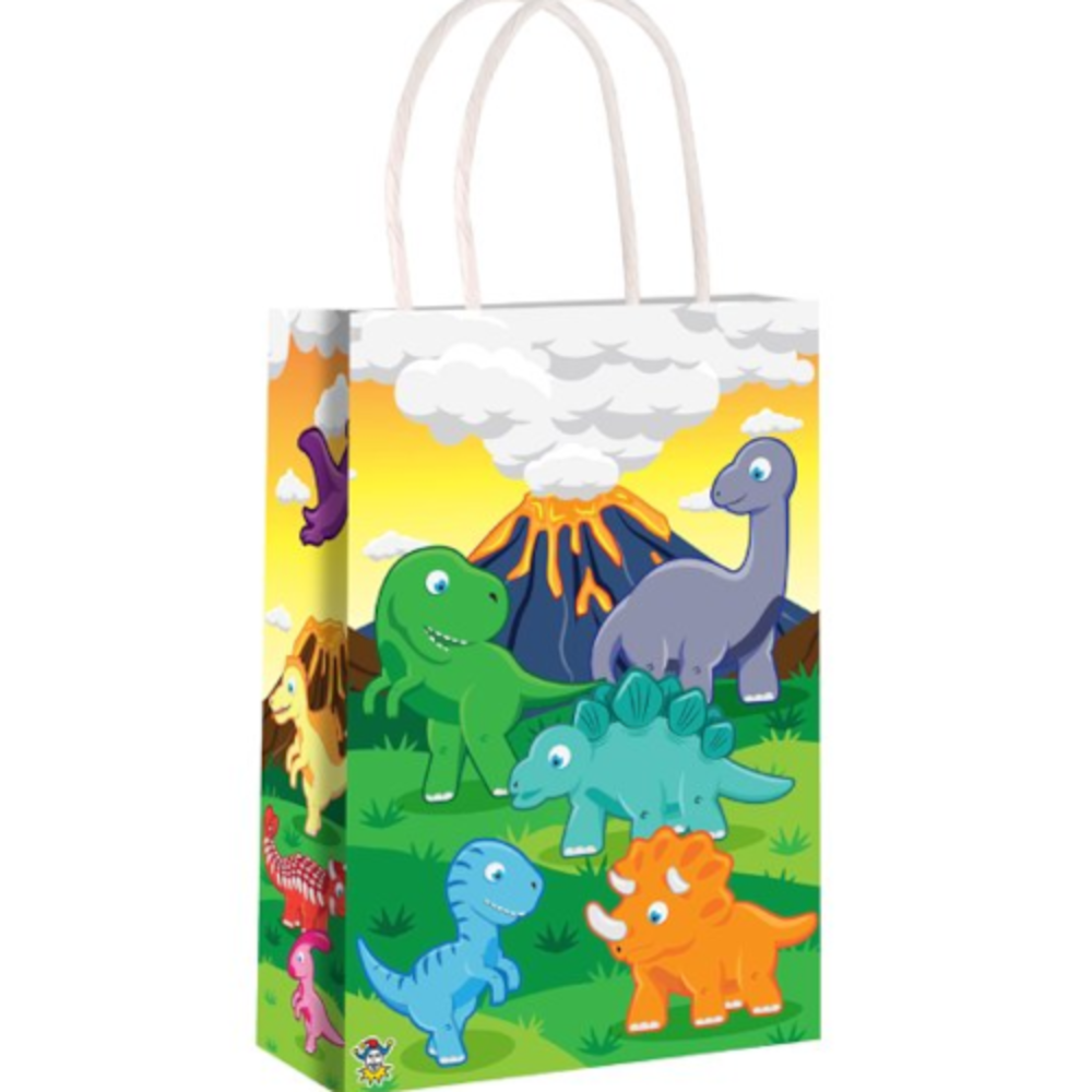 Henbrandt Dino treat bag paper 14x21x7cm | per Unit