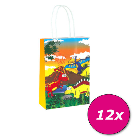 Henbrandt Dino treat bag paper 14x21x7cm | per Unit