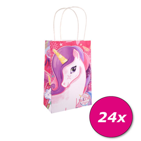 Henbrandt Unicorn Paper Loot Bags 14x21x7cm | per Unit