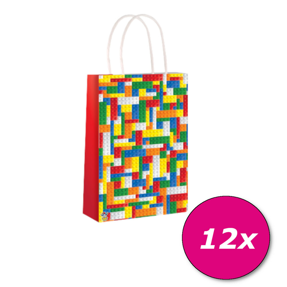 Henbrandt Lego Uitdeelzakje 14x21x7cm | per stuk Henbrandt Lego Uitdeelzakje 14x21x7cm | per stuk
