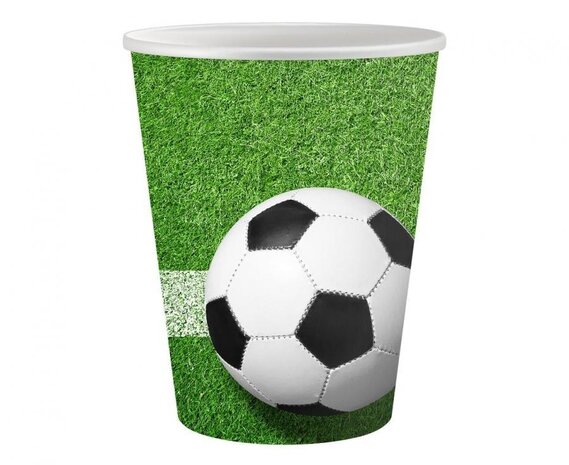 Godan Fußball-Party Becher 200 ml | 6 Stück