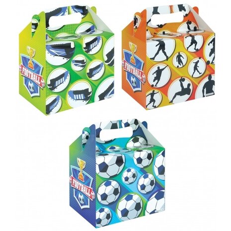 Henbrandt Voetbal Uitdeeldoosje 14x9.5x12cm | per stuk