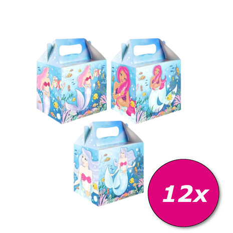 Henbrandt Meerjungfrau Geschenkboxen 14x9.5x18cm | pro Stück