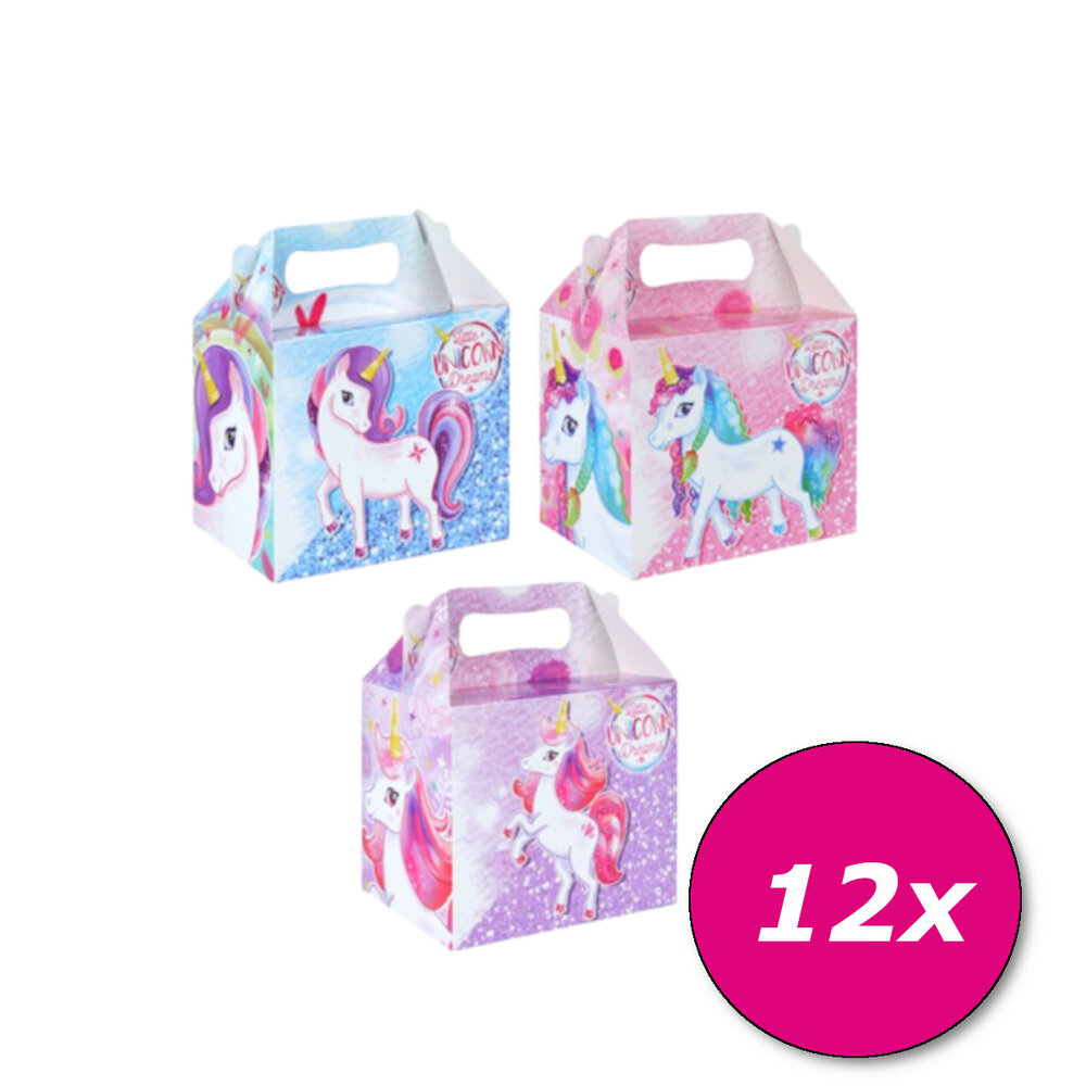 Henbrandt Unicorn Favour Boxes 12x14cm | per Unit