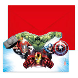 Procos Party Invitation Mighty Avengers | 6 pieces