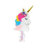 Godan Pinata à tirer tête de licorne 40x7.5x32cm | par unité Godan Pinata à tirer tête de licorne 40x7.5x32cm | par unité