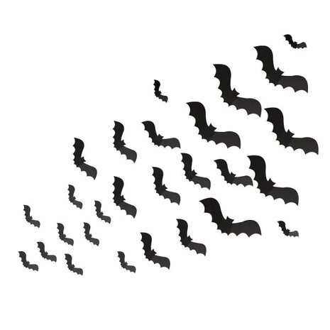 Ginger Ray Vleermuizen Muurdecoratie | 30 stuks