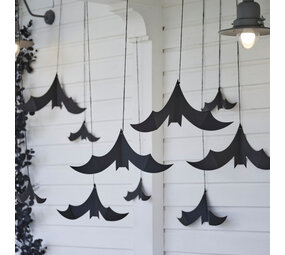 Ginger Ray Vleermuizen Hangdecoratie Zwart | 10 Stuks Ginger Ray Vleermuizen Hangdecoratie Zwart | 10 Stuks