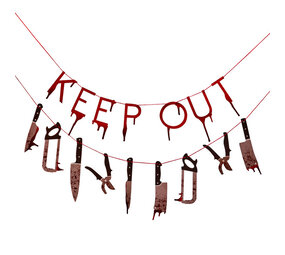 Ginger Ray Horror Slinger Keep Out | 1,5 meter Ginger Ray Horror Slinger Keep Out | 1,5 meter