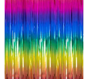 Godan Door curtain rainbow colors 100x200cm | per Unit