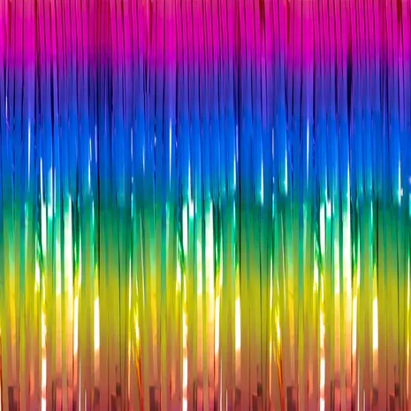 Godan Door curtain rainbow colors 100x200cm | per Unit