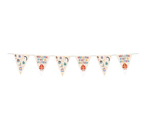 Folat Flags Slinger Welcome Sint and Piet - 6m Folat Flags Slinger Welcome Sint and Piet - 6m