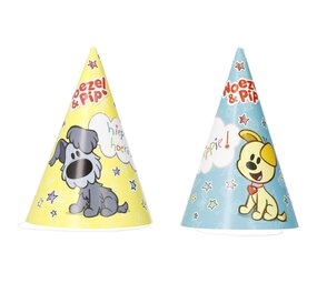 Folat Woezel en Pip Feesthoedjes | 6 stuks Folat Woezel en Pip Feesthoedjes | 6 stuks