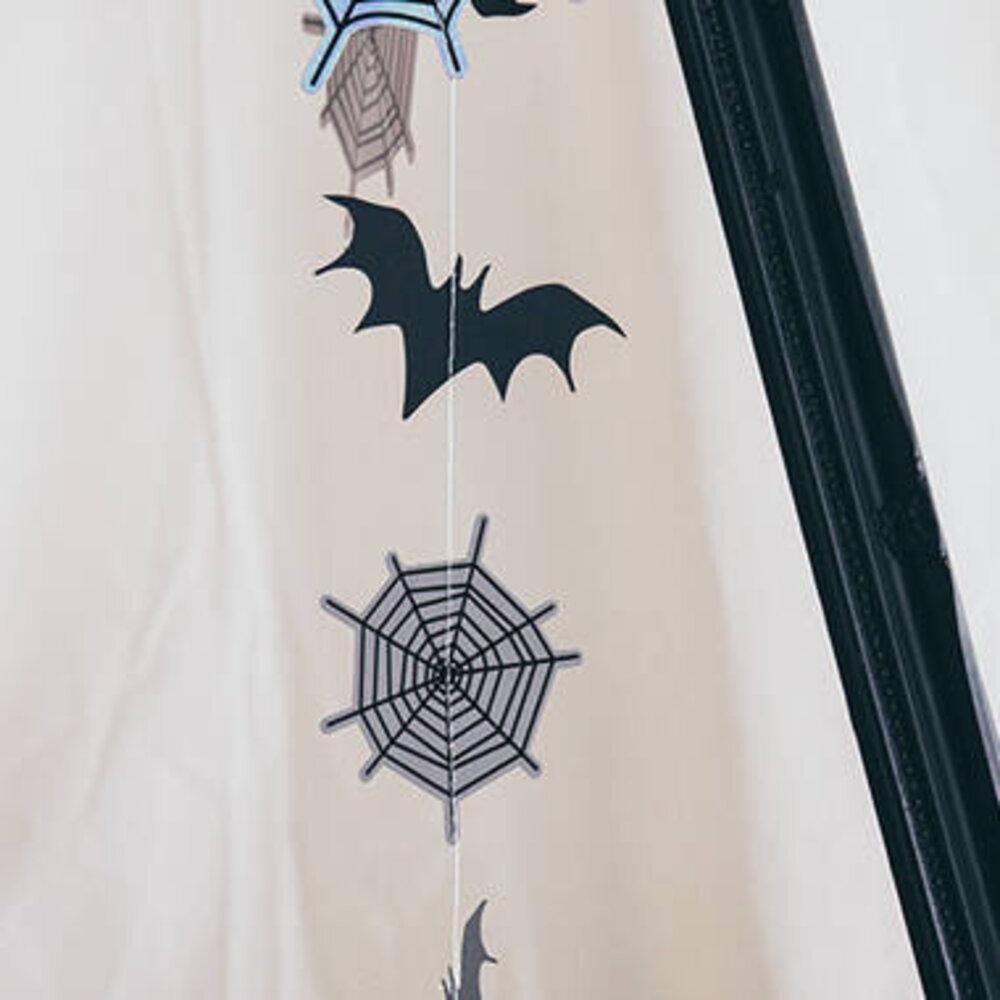 Folat Bat-Spider Web Hanging Deco | 2 pieces Folat Bat-Spider Web Hanging Deco | 2 pieces