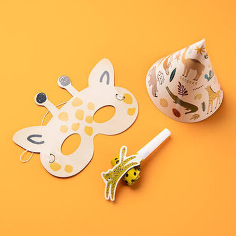 Folat Zoo Party Maskers | 6 stuks