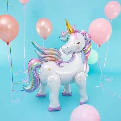 Tuf-Tuf Ballon en aluminium en forme de licorne 61x66x32cm | par unité