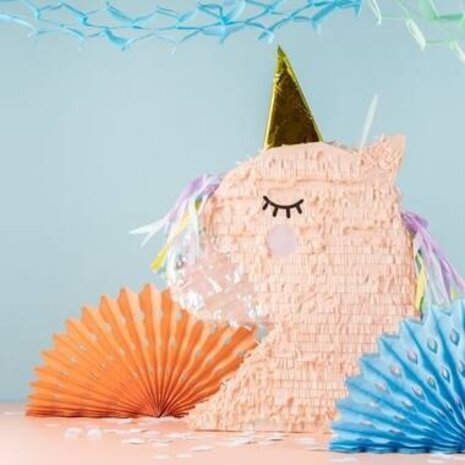 Folat Unicorn & Rainbows Pinata 45x50cm | per stuk