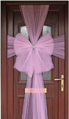 Oaktree Noeud de Porte Tulle Rose | Par unité Oaktree Noeud de Porte Tulle Rose | Par unité