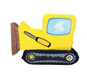 Boland Pinata de bulldozer | 45x10x33cm Boland Pinata de bulldozer | 45x10x33cm