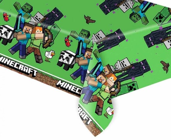 Procos Party Tafelkleed Minecraft 120x180cm | per stuk