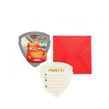 Procos Party Cars Einladungen | 6 Stück