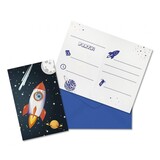 Procos Party Space and Kosmos Invitations | 6 pieces Procos Party Space and Kosmos Invitations | 6 pieces